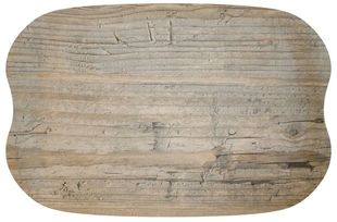 Roltex Speisetablett Earth Wave, 32 x 21 cm, Vintage