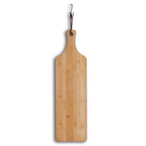 Zeller Schneide-/Servierbrett m. Griff, Bamboo