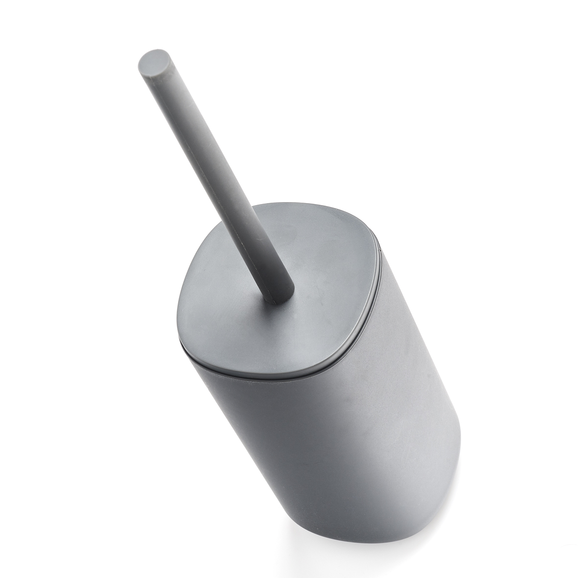 WC-Bürste, PS, 9,5x9,5x35,2 cm. Farbe: anthrazit. Bei diesem Bad-Accessoire steht die Funktionalität klar im Vordergrund. Das schlichte