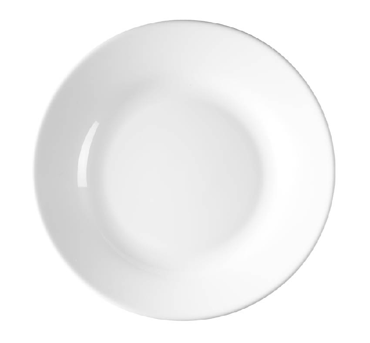 Suppenteller 22,5 cm Form Restaurant uni weiß ARCOPAL
