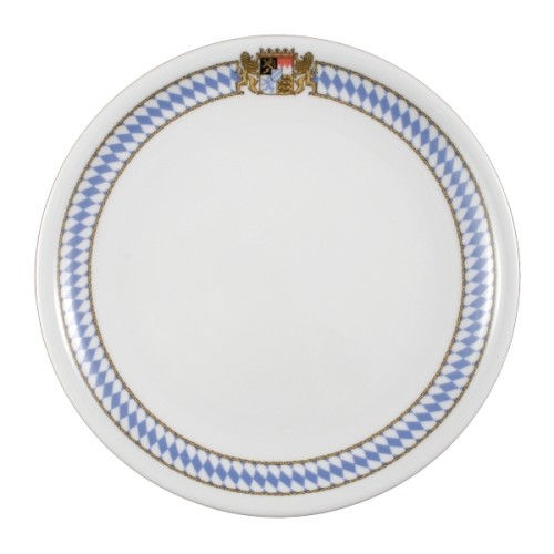 Seltmann Speiseteller 25 cm Fahne, Form: Compact, Dekor: 27110 Bayern