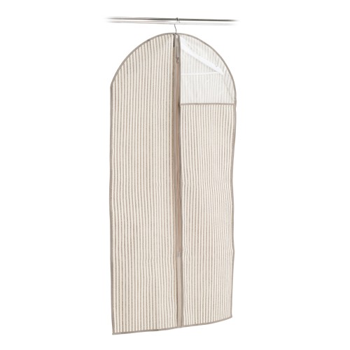 Kleiderhülle, 100% Polypropylen (Vlies), 60x120 cm. Farbe: beige. Ihre Kleidung auf Reisen geschützt vor Staub und Schmutz aufbewahren? Mit