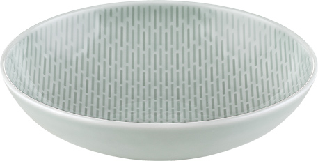 Bauscher Schale aus der Kollektion scope glow sea, coup, relief, 16 cm, aus Porzellan