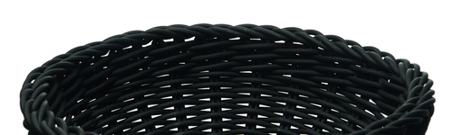 Korb, rund Ø 16 cm, H: 8 cm Polypropylen, schwarz -PROFI LINE- spülmaschinengeeignet bruchsicher stapelbar