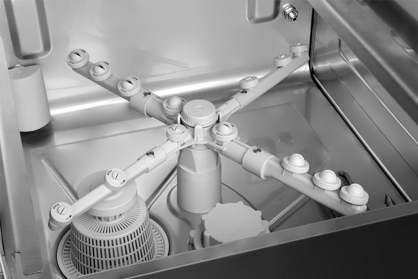 Bartscher Spülmaschine GS M400 LPWR K |Boilerheizung: 2,8 kW | Maße: 45 x 56 x 69,6 cm.Gewicht: 38,2 kg