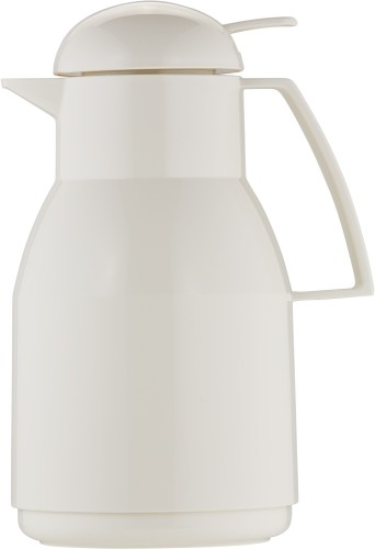 Helios Isolierkanne Top Push 1,0 l weiß