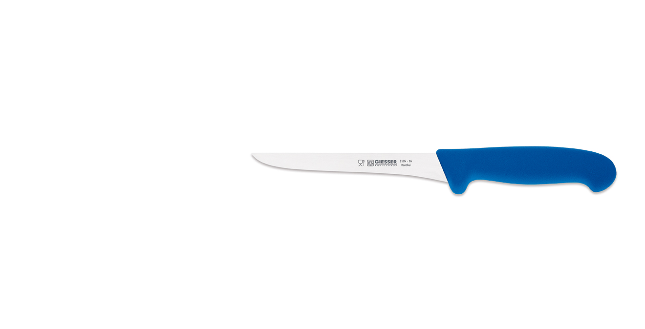 Ausbeinmesser 16 cm, blau Giesser - Made in Germany