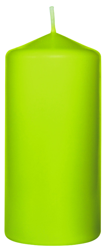 DUNI Stumpenkerzen 100x50mm kiwi 10 Stück