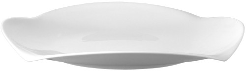 Modern Dining-Poncho Weiss Teller flach 30 cm