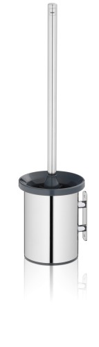 KELA WC-Garnitur Alor Edelstahl 18/10 dunkelgrau 45,0cm 11,5cmØ