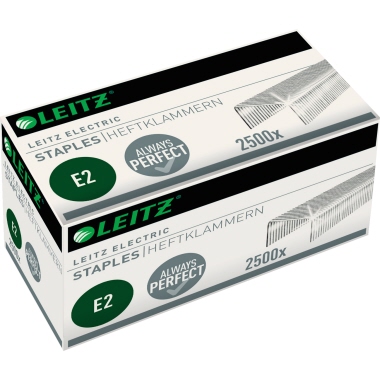 Leitz Heftklammer e2 Heftgerät 5533 24/6 Metall, verzinkt 2.500 St./Pack.