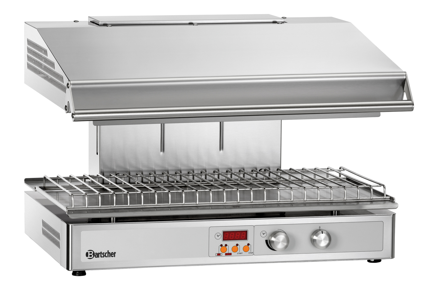 Bartscher Hi-Light-Lift-Salamander 700-2Z |Fettauffangbehälter: Ja | Maße: 74,5 x 59 x 51,5cm. Gewicht: 70,6 kg