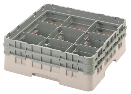 Camrack® mit 9 Fächern 13,3cm maximale Höhe von Cambro