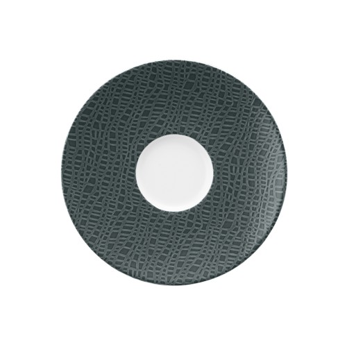 Seltmann Kombi-Untere rund klein 13,5 cm M5390, rund, Form: Coup Fine Dining, Dekor: 57273 anthrazit, hohe Kantenschlagfestigkeit