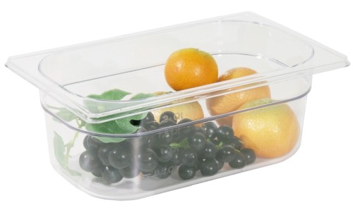 GN 1/4-Behälter aus Polycarbonat Tiefe: 10 cm, Volumen: 2,5 l, GN: 1/4