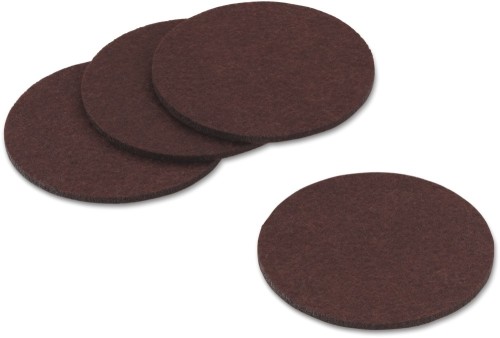 KELA Untersetzer Alia Filz braun 4Stk 0,4cm 10,0cmØ
