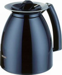 Ersatz-Isolierkanne für Krups Duothek Therm, Farbe: matt schwarz, für 8 Tassen