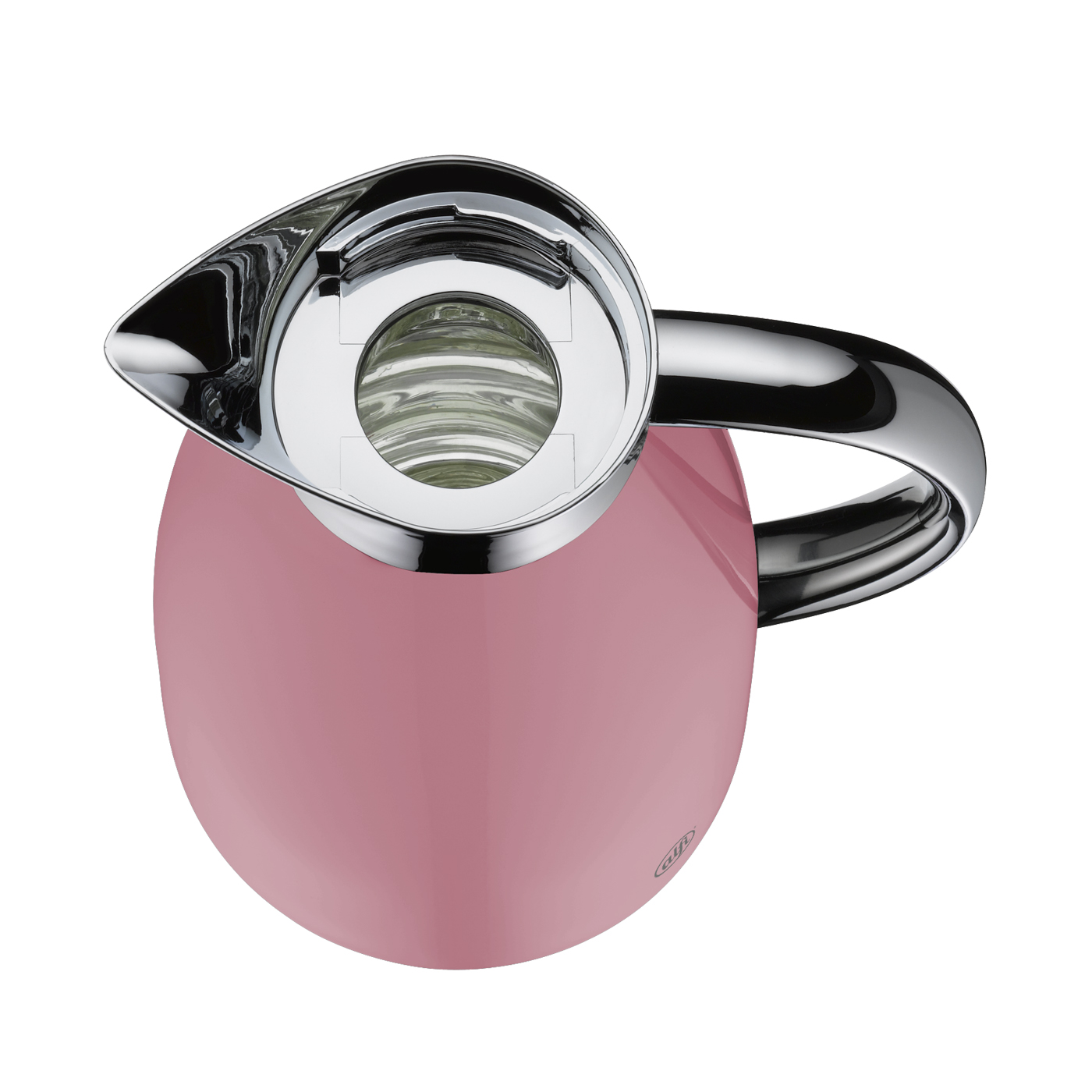 Isolierkanne Signo romantic rose mat 1,0 l; funktionaler Alltagsbegleiter; hochwertiger Edelstahl mit Hartglaseinsatz; hält 12 h heiß