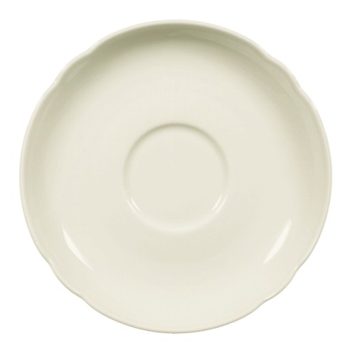 Seltmann Untere zur Kaffeetasse 14,5 cm, Form: Marieluise, Glasur: elfenbein, Dekor: 00003