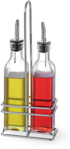 HENDI Menage Essig und Öl - Inhalt: 2x 237 ml - 115x60x(H)325 mm