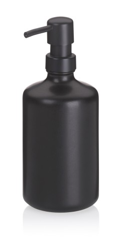 Seifenspender Leonie Keramik schwarz 20,0 cm 8,5 cm Ø 500,0 ml von Kela