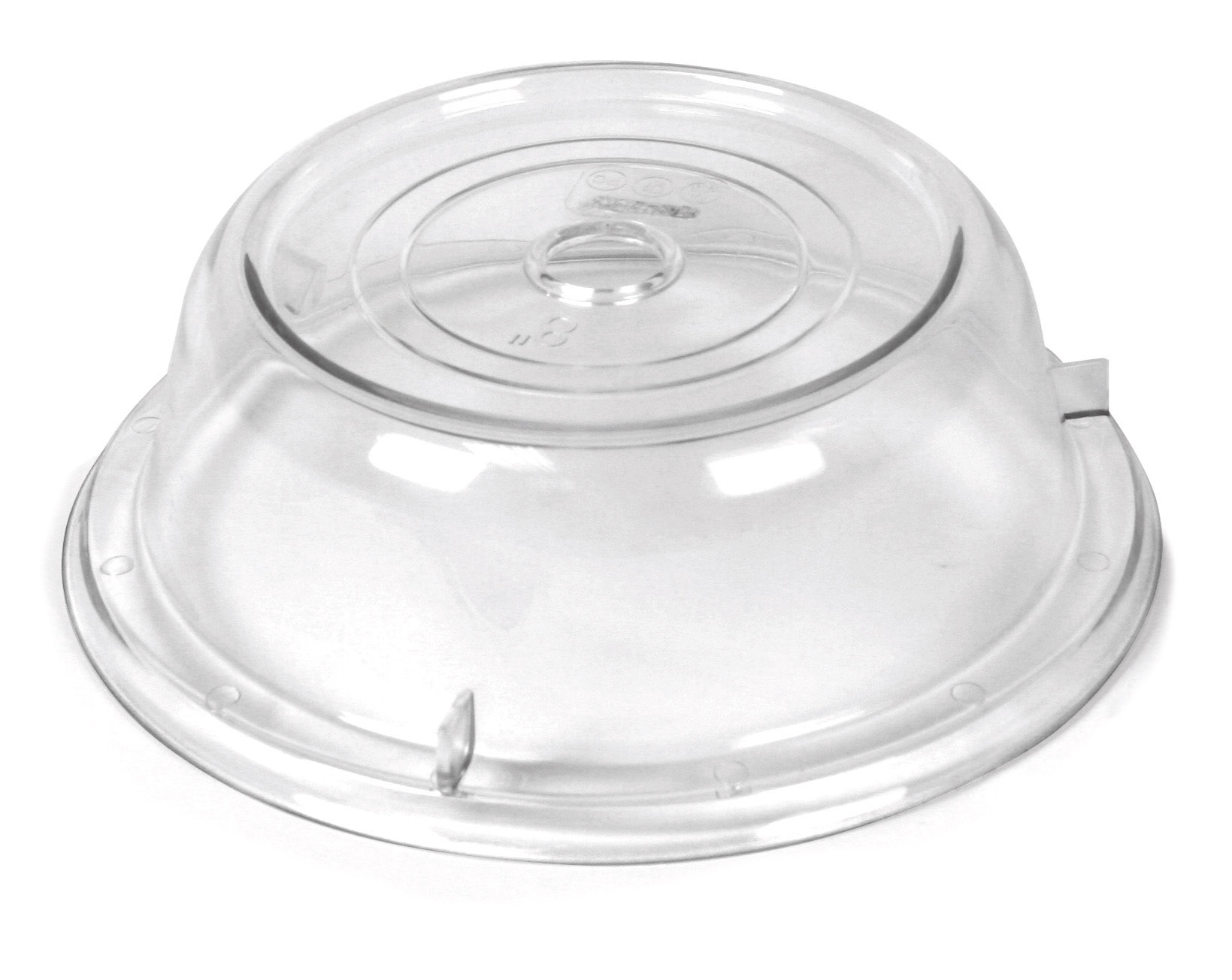 ARAVEN Tellerabdeckung aus Polycarbonat mit 290mm Durchmesser, durchsichtig