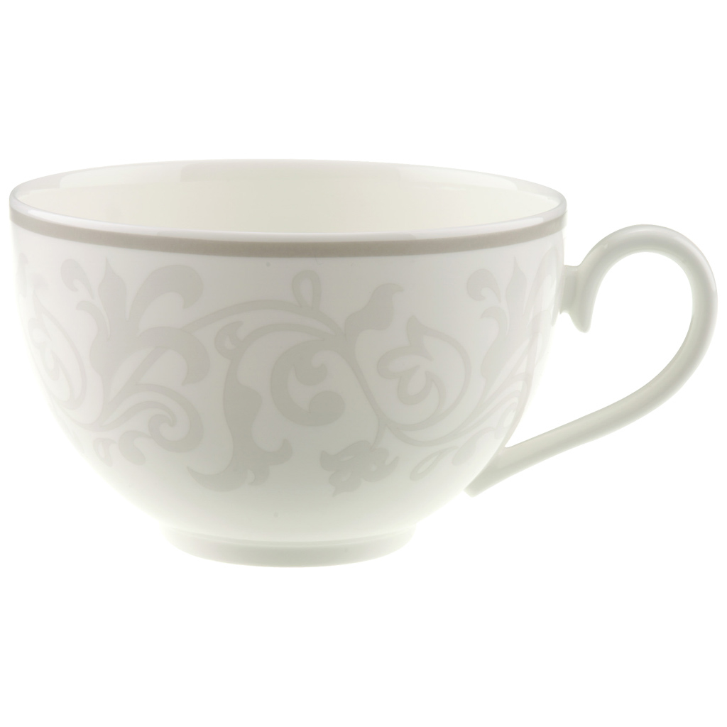 Villeroy und Boch Frühstücksobertasse - Maße: 14,4 x 11,2 x 7,1 cm / Ser.: Gray Pearl