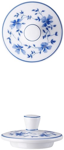 Arzberg Zuckerdosen-Deckel  FORM 1382 BLAUBLÜTEN