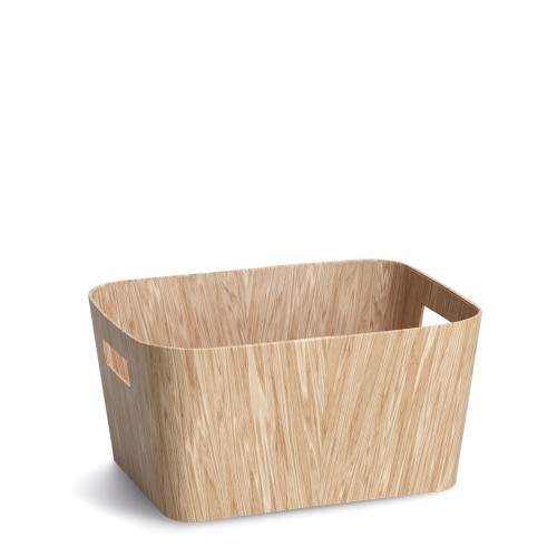 Aufbewahrungsbox "Holz", Pappe.