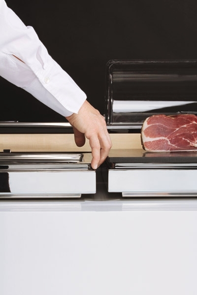 Cool Plates Set 2 53 x 32,5 cm, H: 27,5 cm 18/10 Edelstahl, poliert GN 1/1 Basiselement GN 1/1 Edelstahl Tablett