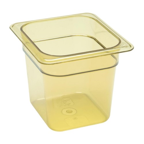 Cambro hitzebeständiger GN 1/6 Behälter 150mm. Ideal für Mikrowellen, Dampfgeräte und Chafing-Dishes. GN 1/6, 150mm