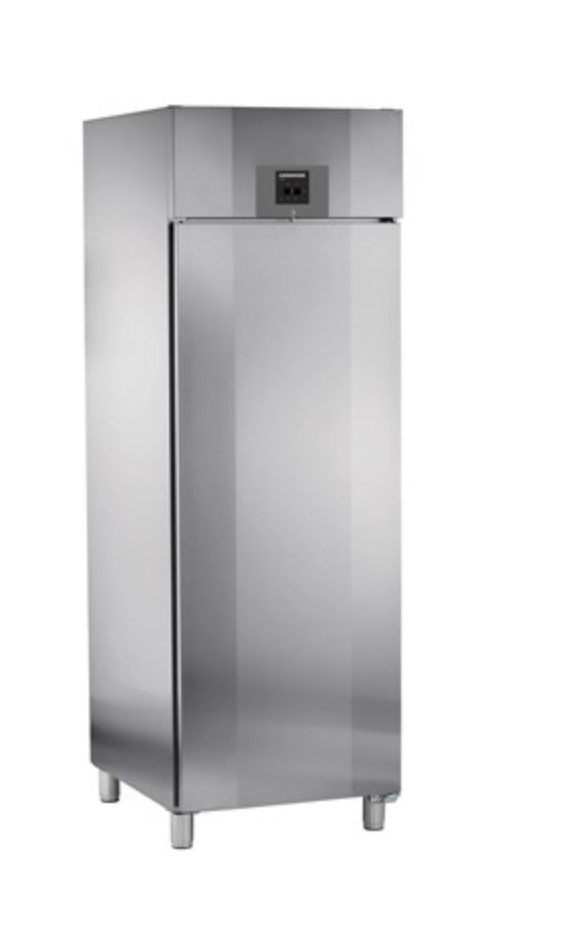 Liebherr ProfiLine Gewerbekühlschrank GKPv 6570 aus Edelstahl, Bruttoinhalt, gesamt 597 l Gastronorm GN 2/1, Tür Selbstschließend