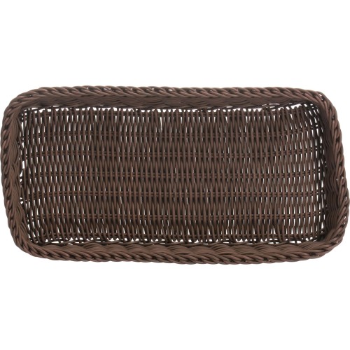 Westmark Tablett eckig, 40 x 20 x 5 cm, braun