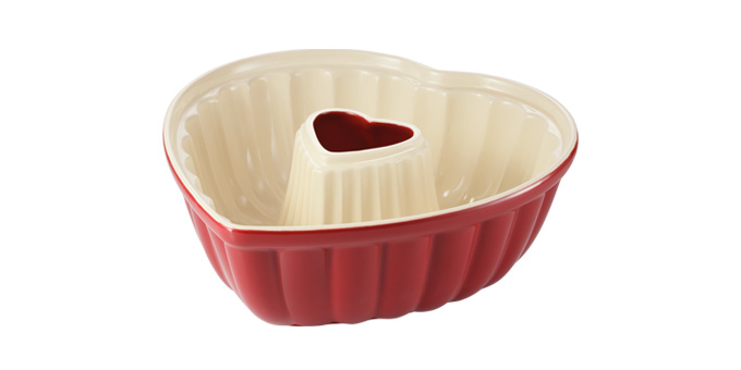 Keramische Backform Herz DELÍCIA