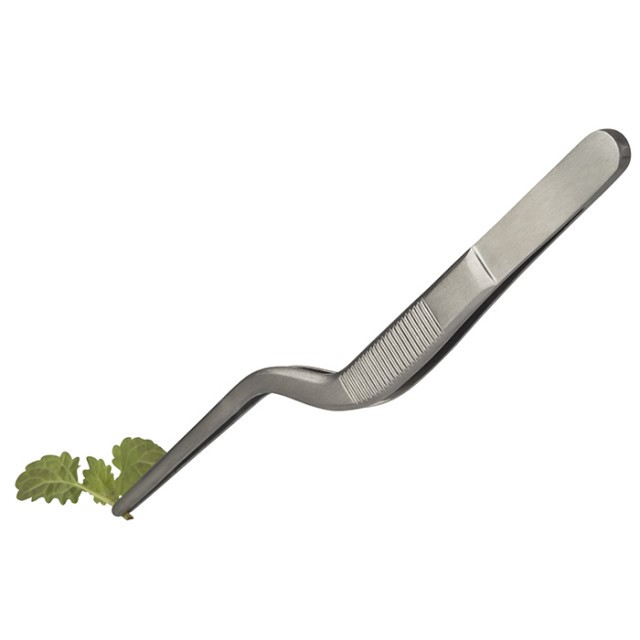 APS Pinzettenzange, Länge: 16 cm, 18/0 Edelstahl, geriffelte Griffläche