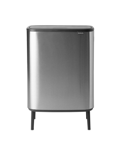 Bo Touch Bin Mülleimer Hi 60 Liter, Brabantia - Treteimer mit herausnehmbaren Inneneimer aus Kunststoff. Die einzigartige