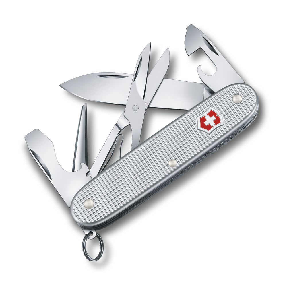 Victorinox Pioneer X, 93mm, Alox, silber, in Blister