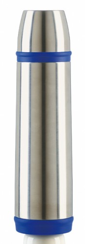 EMSA CAPTAIN Isolierflasche Edelstahl/blau 0,7 L.