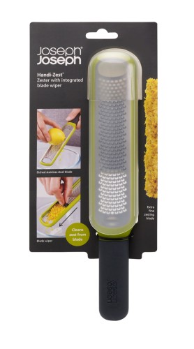 Joseph Joseph Handi-Zest - Mini-Reibe mit Abstreifklinge - grün