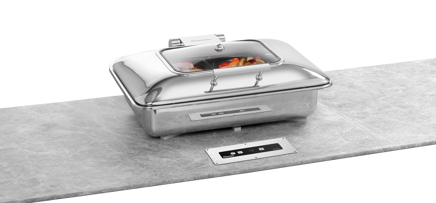 Bartscher Induktionswarmhaltesystem IWS650 |Überhitzungsschutz: Ja | Maße: 39 x 39 x 9,6 cm.Gewicht: 10 kg