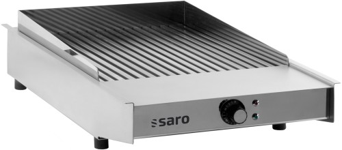 SARO Grill WOW GRILL MINI - Material: Edelstahl - Edelstahl-Heizstäbe mit integriertem Heizelement - 1 Heizzone - Edelstahl Spritzschutz an