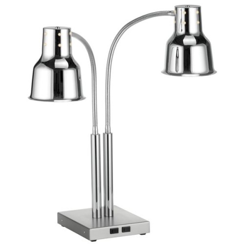 NEUMÄRKER Tibet Twin Wärmeleuchte inkl. Infrarot-Leuchtmittel (weißes Licht) 220x220x400/850 mm