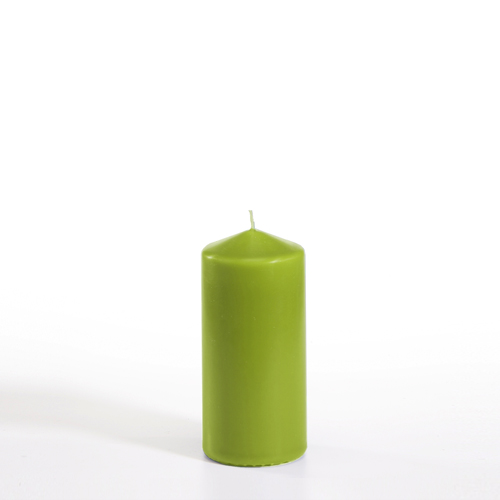 Stumpenkerze Ø 50 mm · 100 mm kiwi von PAPSTAR