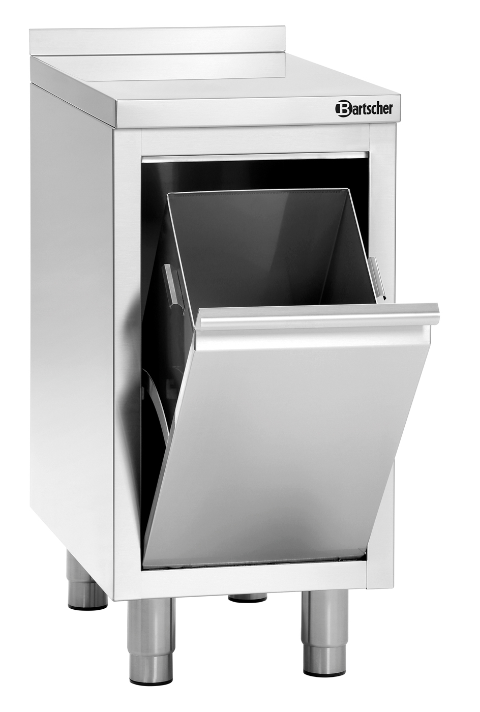 Bartscher Abfalleimerschrank 700A1 MA | Füßehöhenverstellbar: Ja | Maße: 40 x 70 x 85,0 cm.Gewicht: 28,1 kg