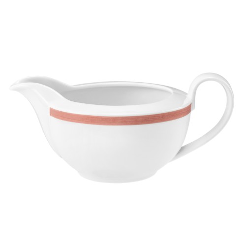 Seltmann Sauciere 0,45 l, rund, Form: Community, Dekor: 57393 Pinselband 4, hohe Kantenschlagfestigkeit, Made in Germany