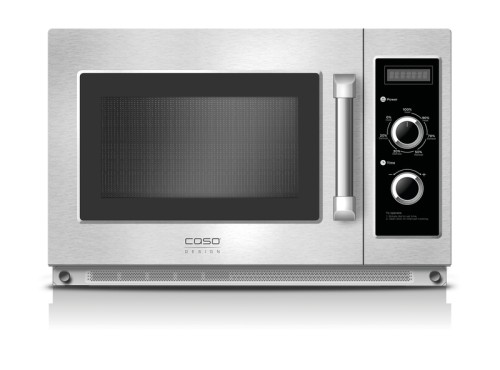 Mikrowelle C 1800 M von caso, Volumen 34 Liter, Gewerbemikrowelle - 1800 Watt, 230 V. Keramikboden mit Mikrowellenreflektor.