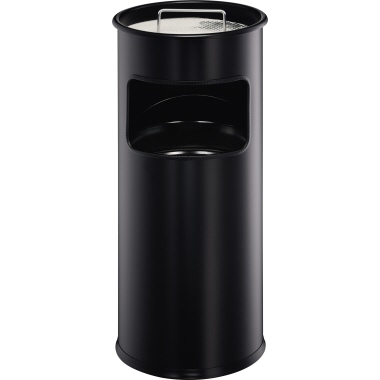 DURABLE Standascher 26 x 62 cm (Ø x H) inkl. 1,5 kg Sand zur Befüllung Metall schwarz