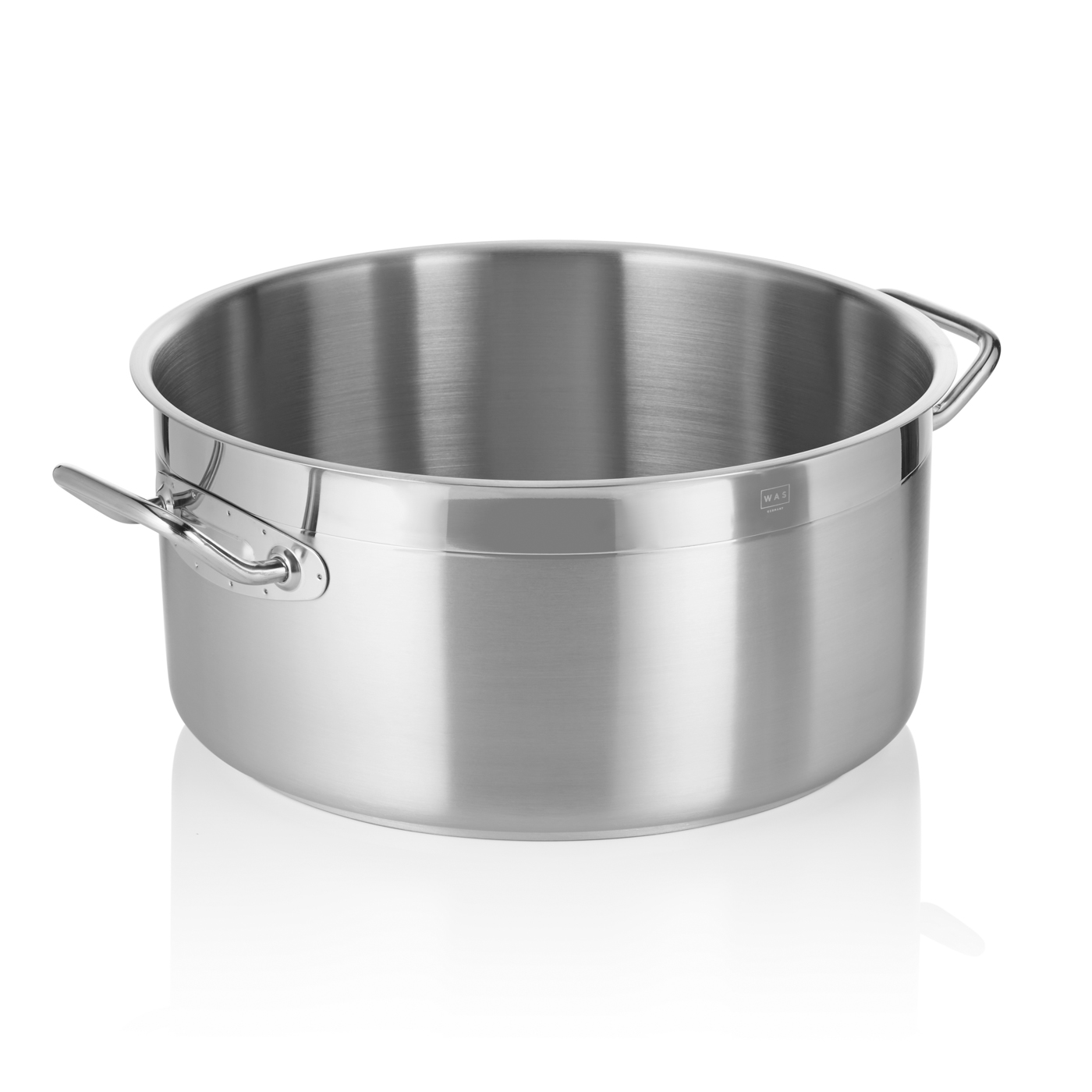 Bratentopf Cookware 21, Ø 40 cm, Chromnickelstahl 18/10 Flache Ausführung