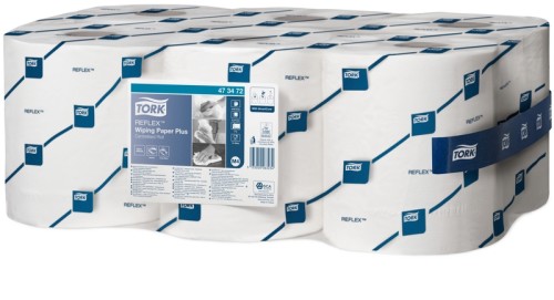 Tork ReflexTM Starke Mehrzweck Papierwischtücher Wischen Innenabrollung SmartCore®