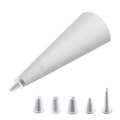 Westmark Spritzbeutel Leinen, 28 cm, 7 tlg.